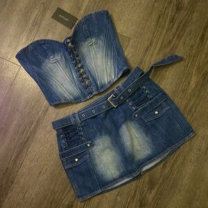 OUTCAST DENIM SET - TAGS STILL ON! NEVER WORN